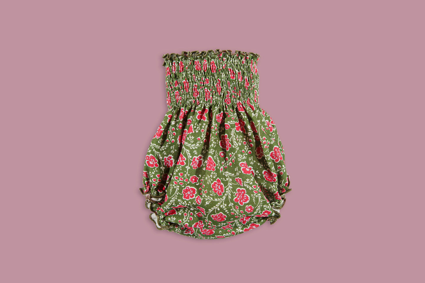 Bombacho Pañal Flores Verde