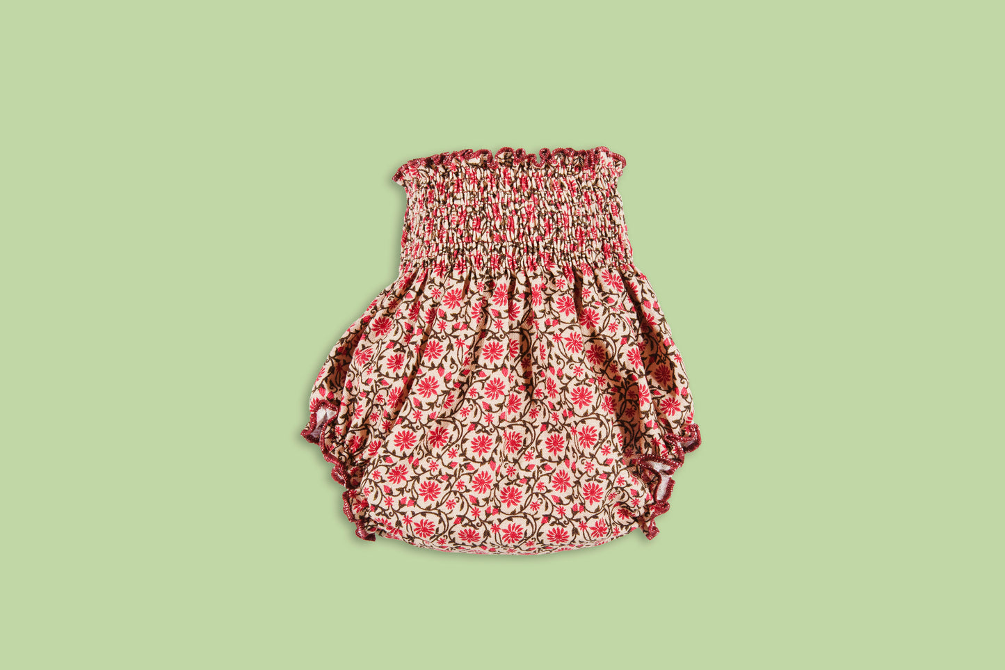 Bombacho Pañal Flores Rosa