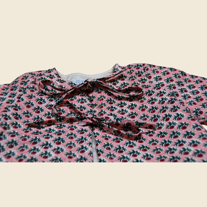 Chaqueta Flores Fucsia Sin Chiporro